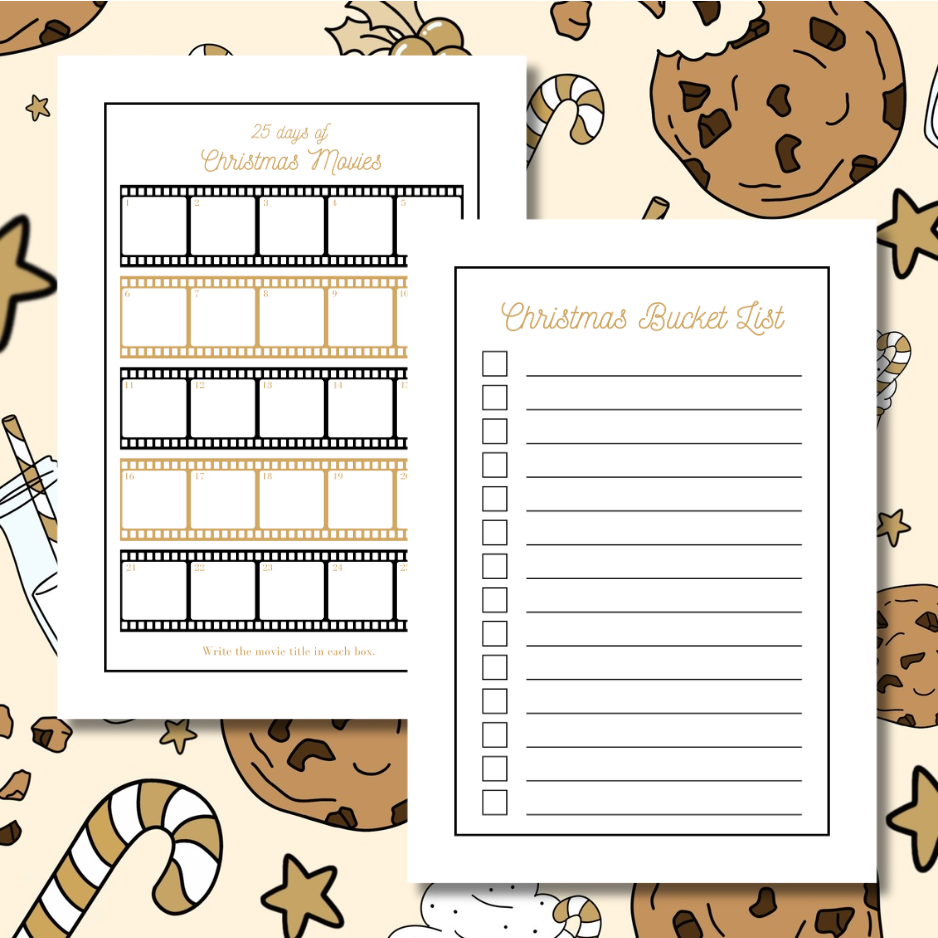 Cookies Christmas Planner