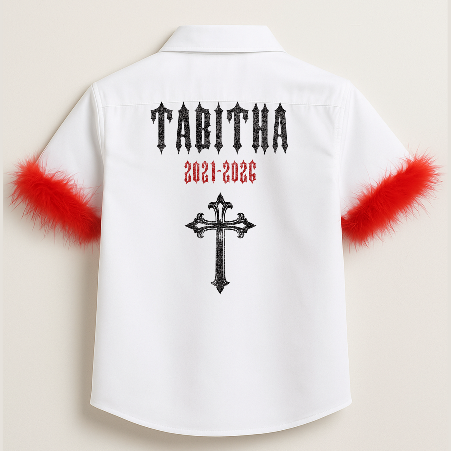 Personalised Schhol Leavers Shirt - Gorgeous Gothic