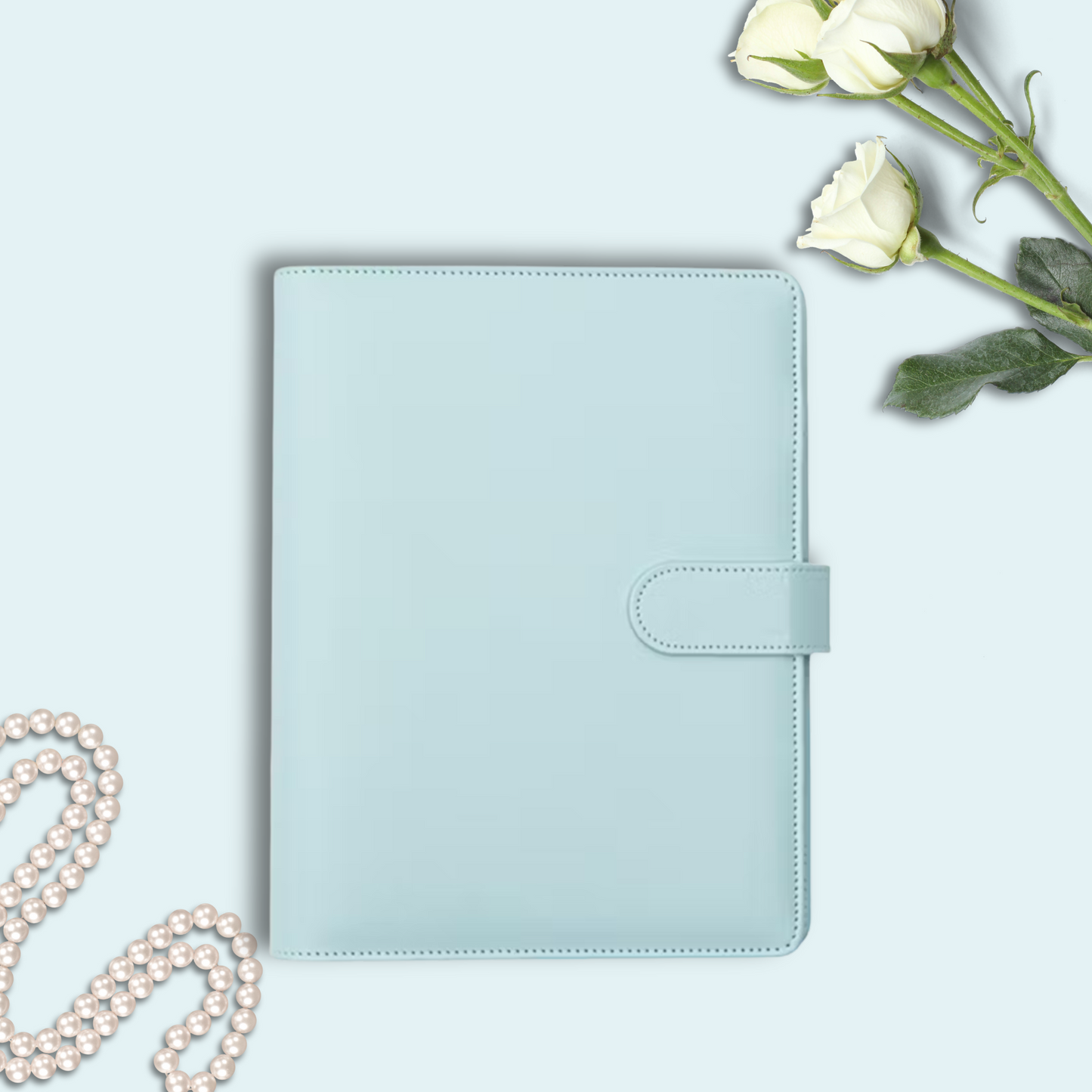 Personalised Blue Binder - Darling Blue