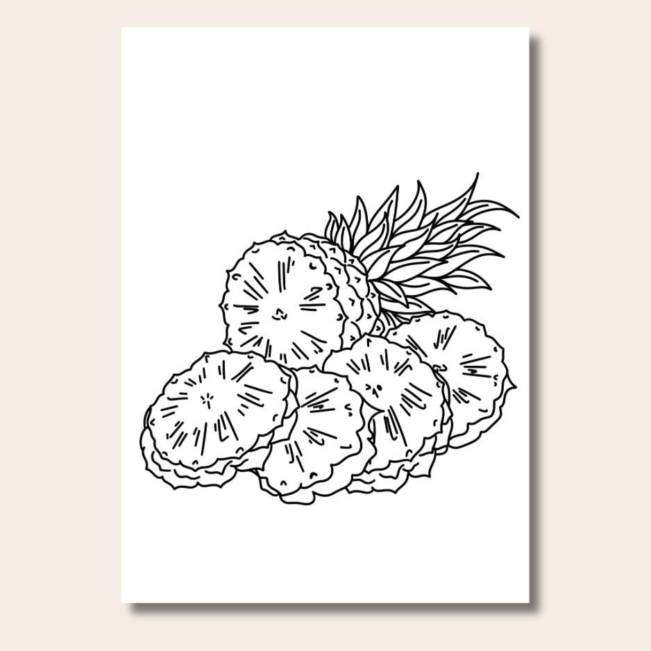 Food & Snacks - Colouring Book