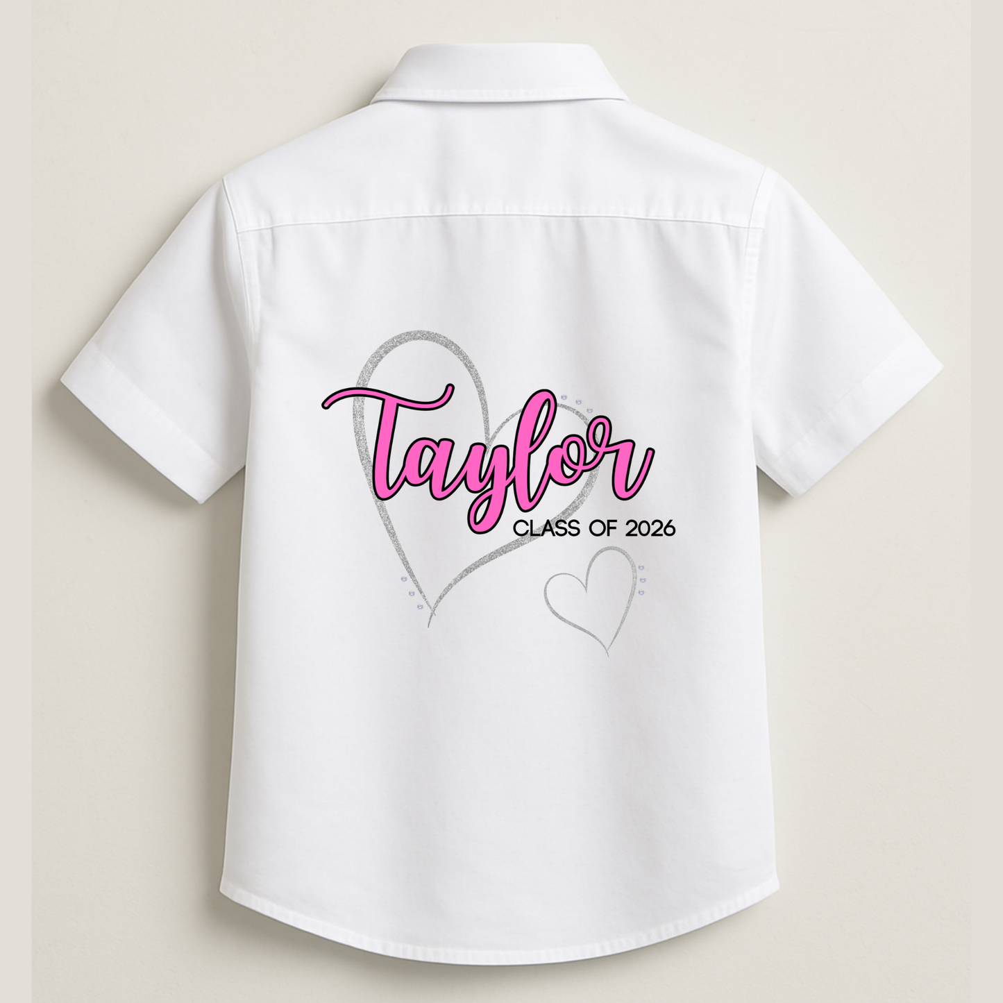 Personalised School Leavers Shirt - Romantica
