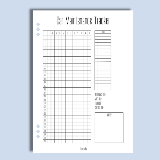 Car Maintenance Tracker