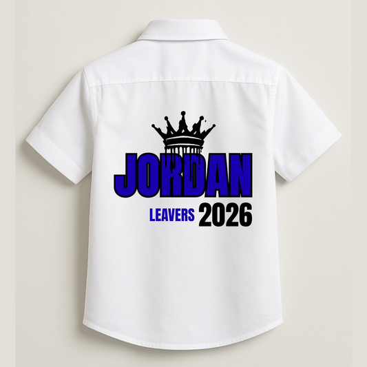 Personalised School Leavers Shirt - Street King