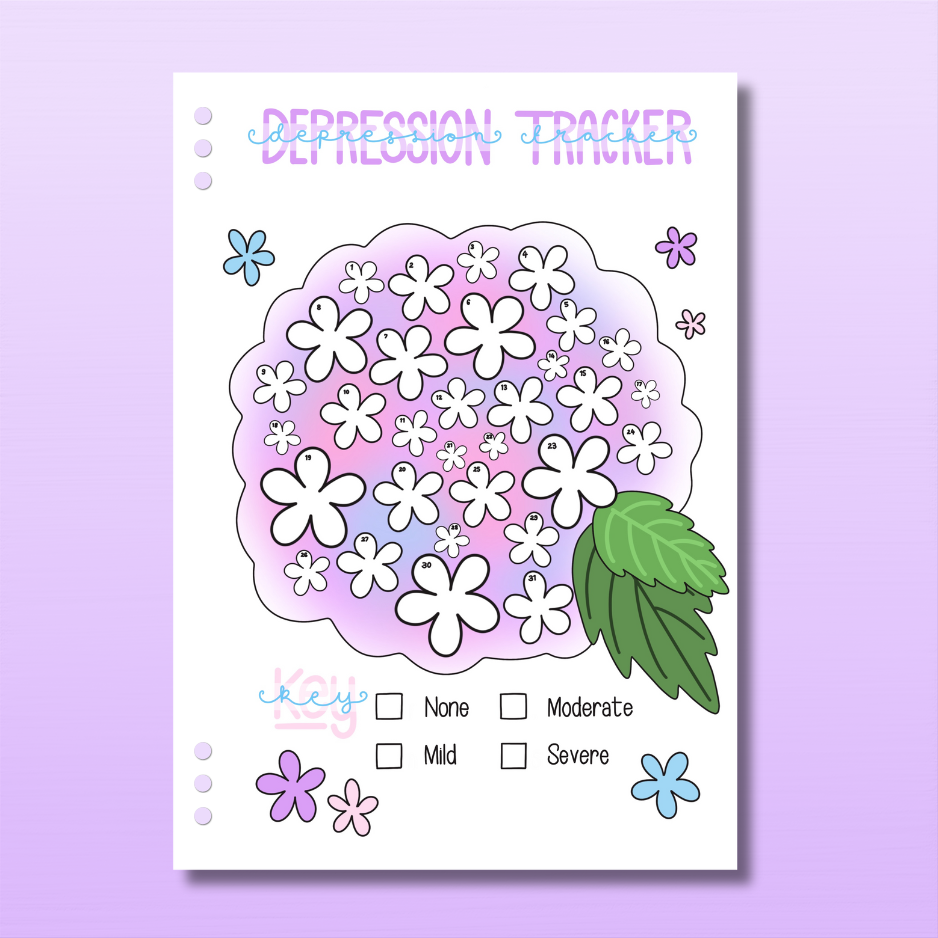 Mental Health Set - 1 Month Bundle - 10 Page Inserts & Divider