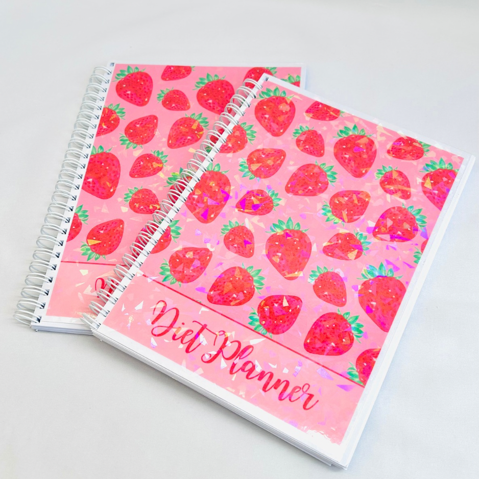 Oops Box #1 - Strawberry Sparkles Diet Planner Duo Set
