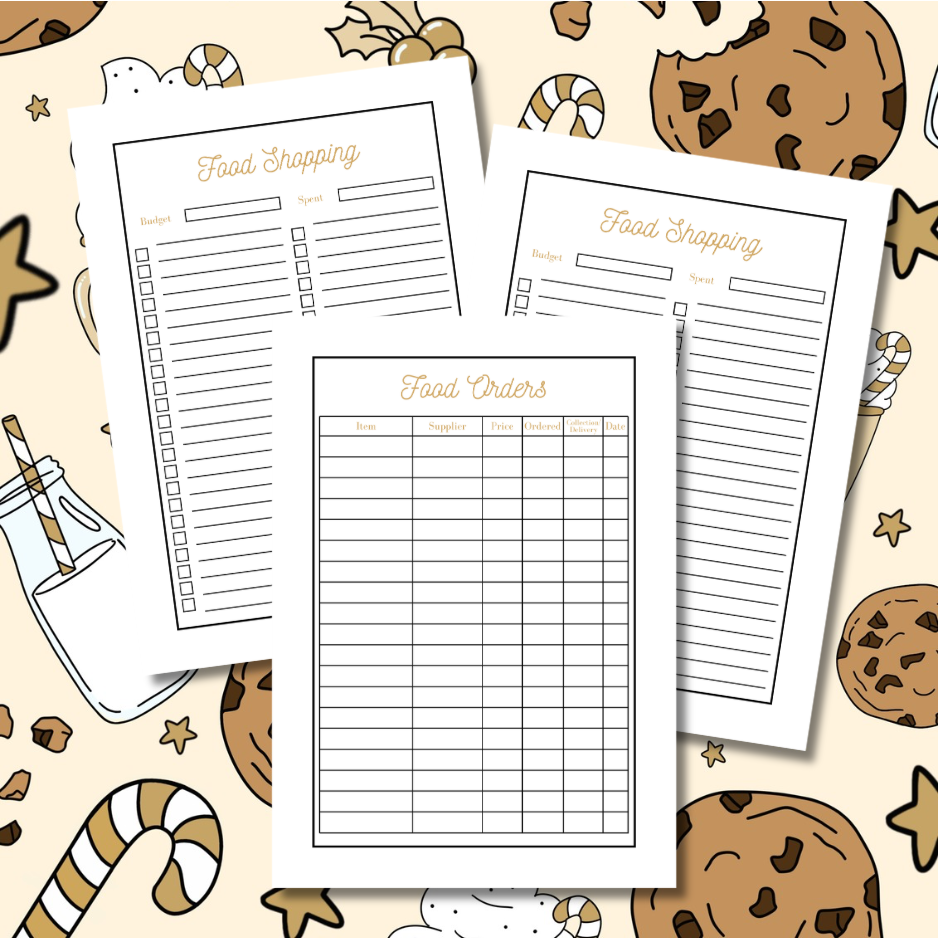 Cookies Christmas Planner