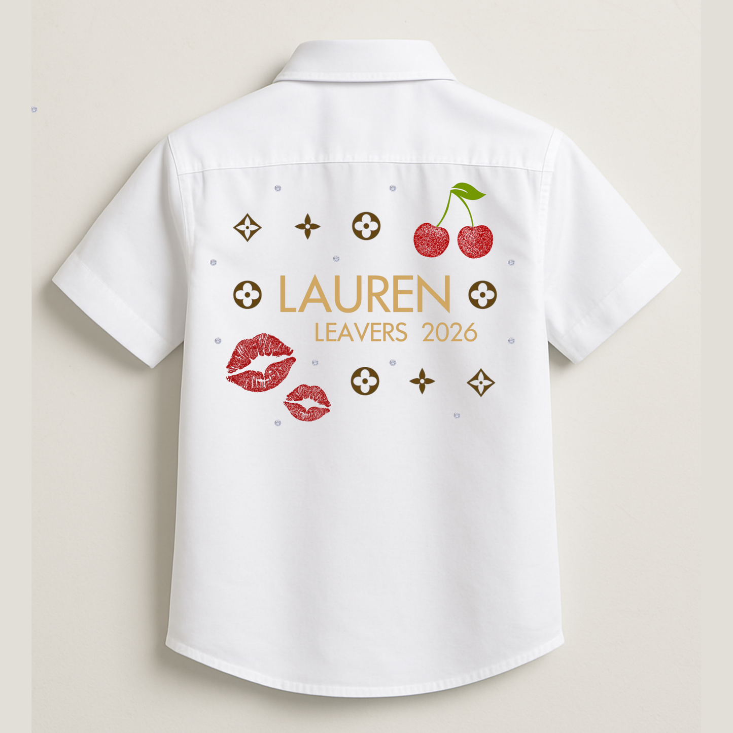 Personalised School Leavers Shirt - Fashion Girly