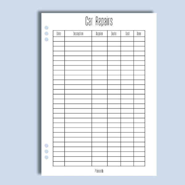 Car Repairs - Single Page