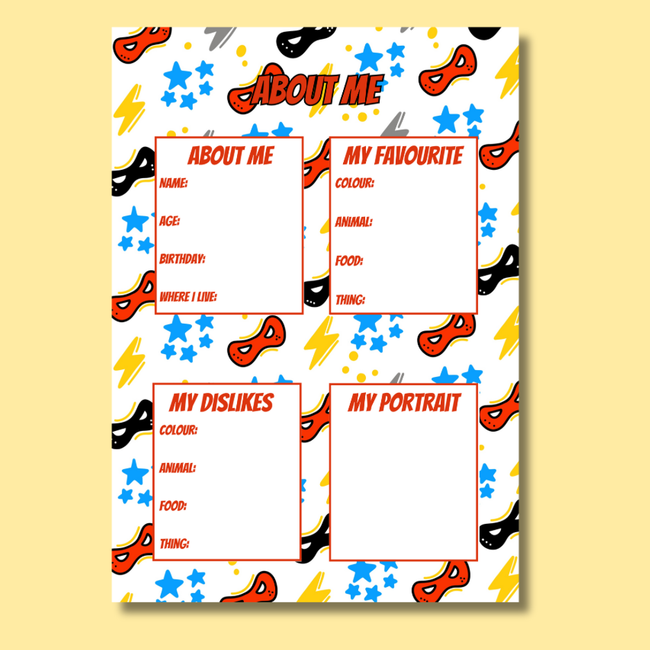 Personalised Superhero Journal