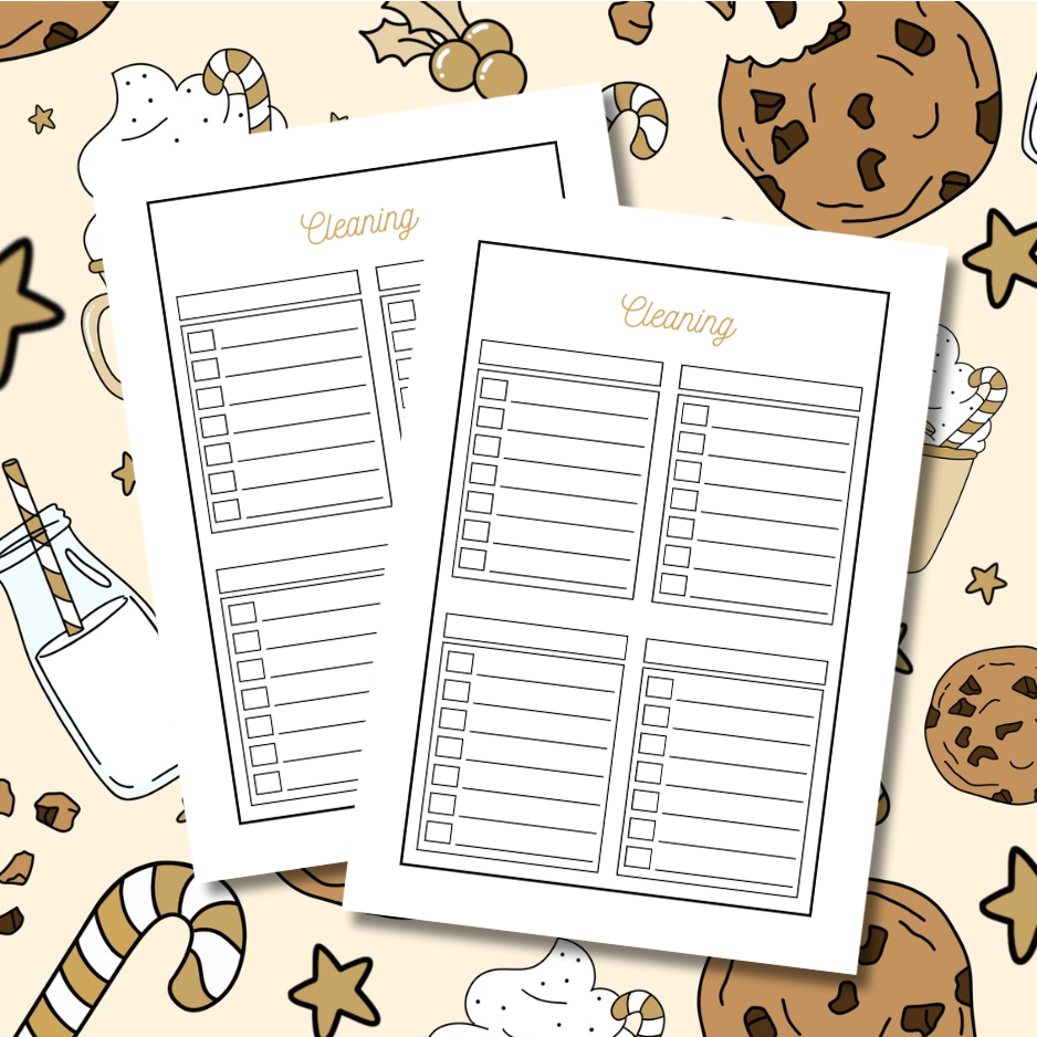 Cookies Christmas Planner