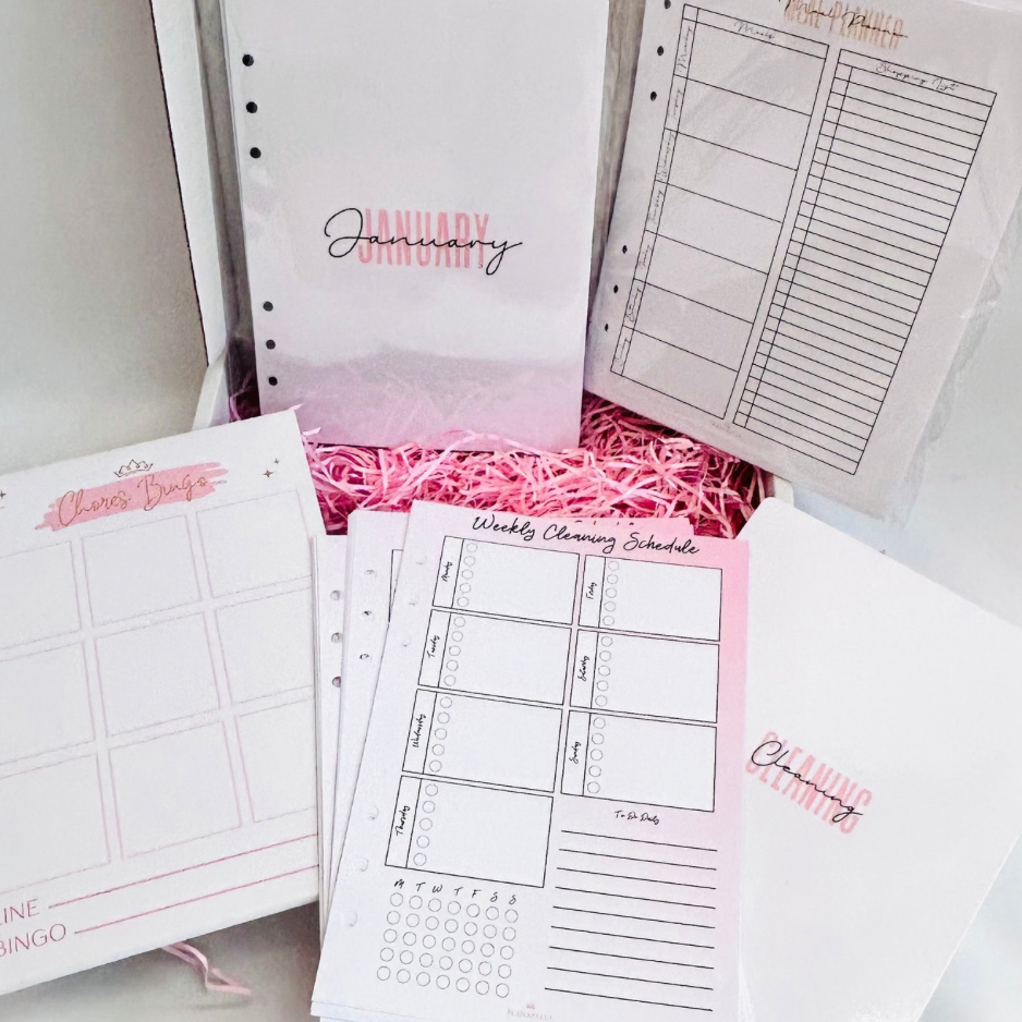 Meal Planner & Cleaning Schedule Pack - Oops Box #10