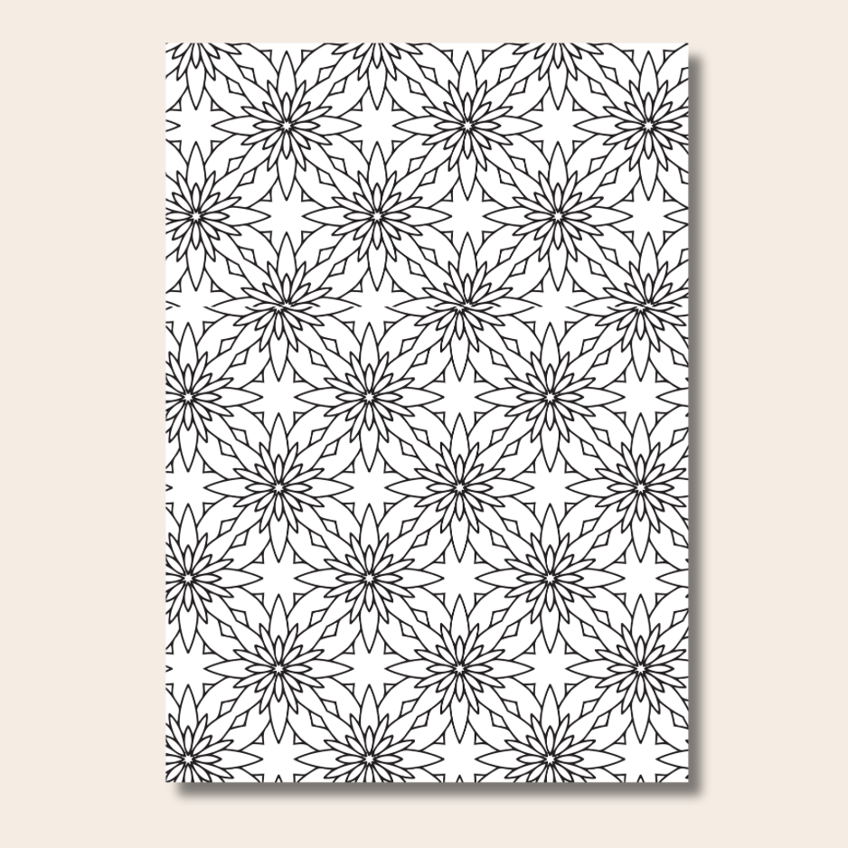 Pretty Pattern - Colouring Book