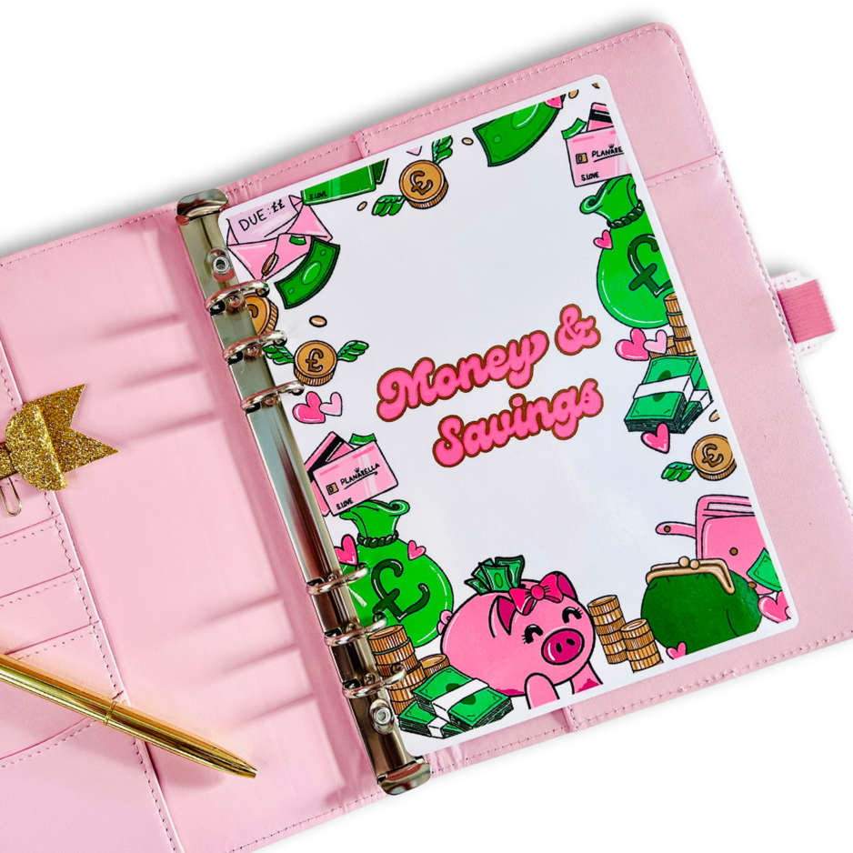 Money & Savings Single Journal Page Divider
