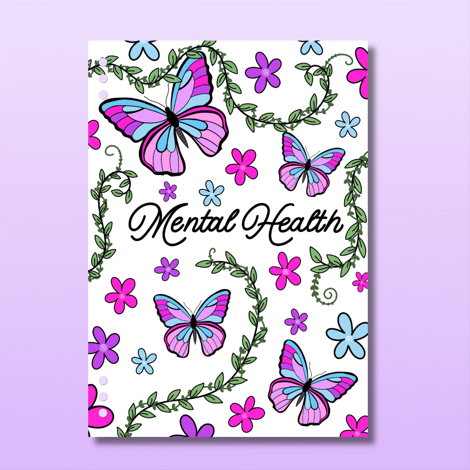 Mental Health Set - 1 Month Bundle - 10 Page Inserts & Divider