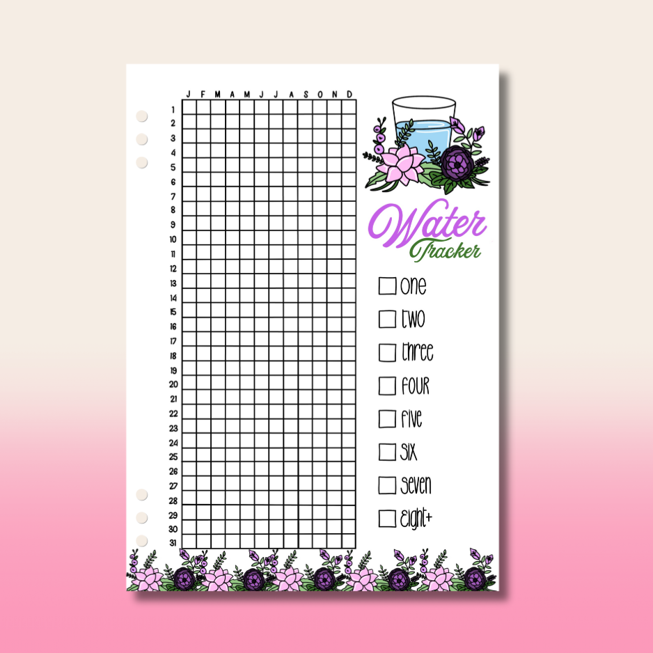 Water Tracker - Single Page
