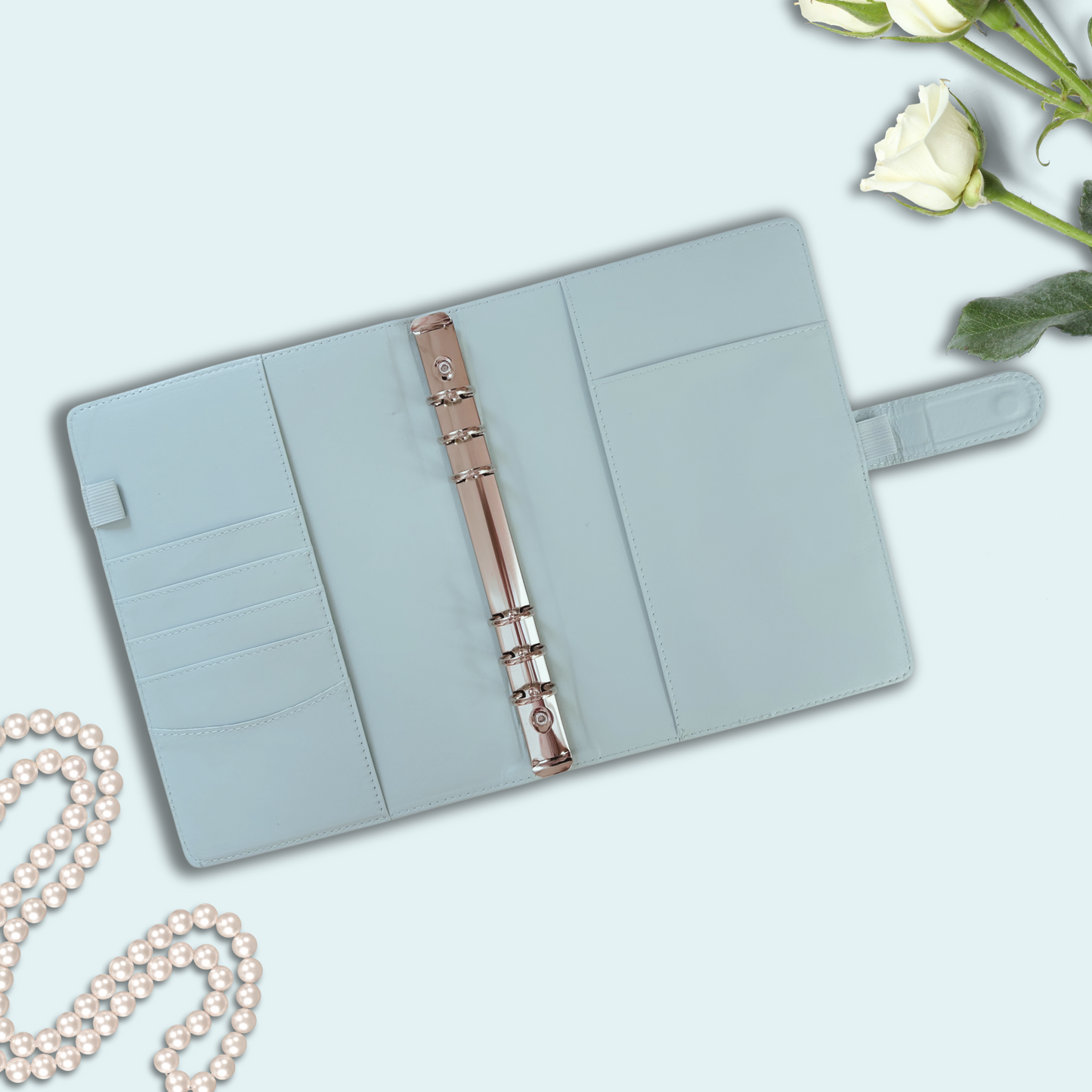 Personalised Blue Binder - Darling Blue