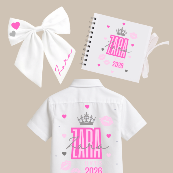 Personalised School Leavers Shirt - Queen of Kisses