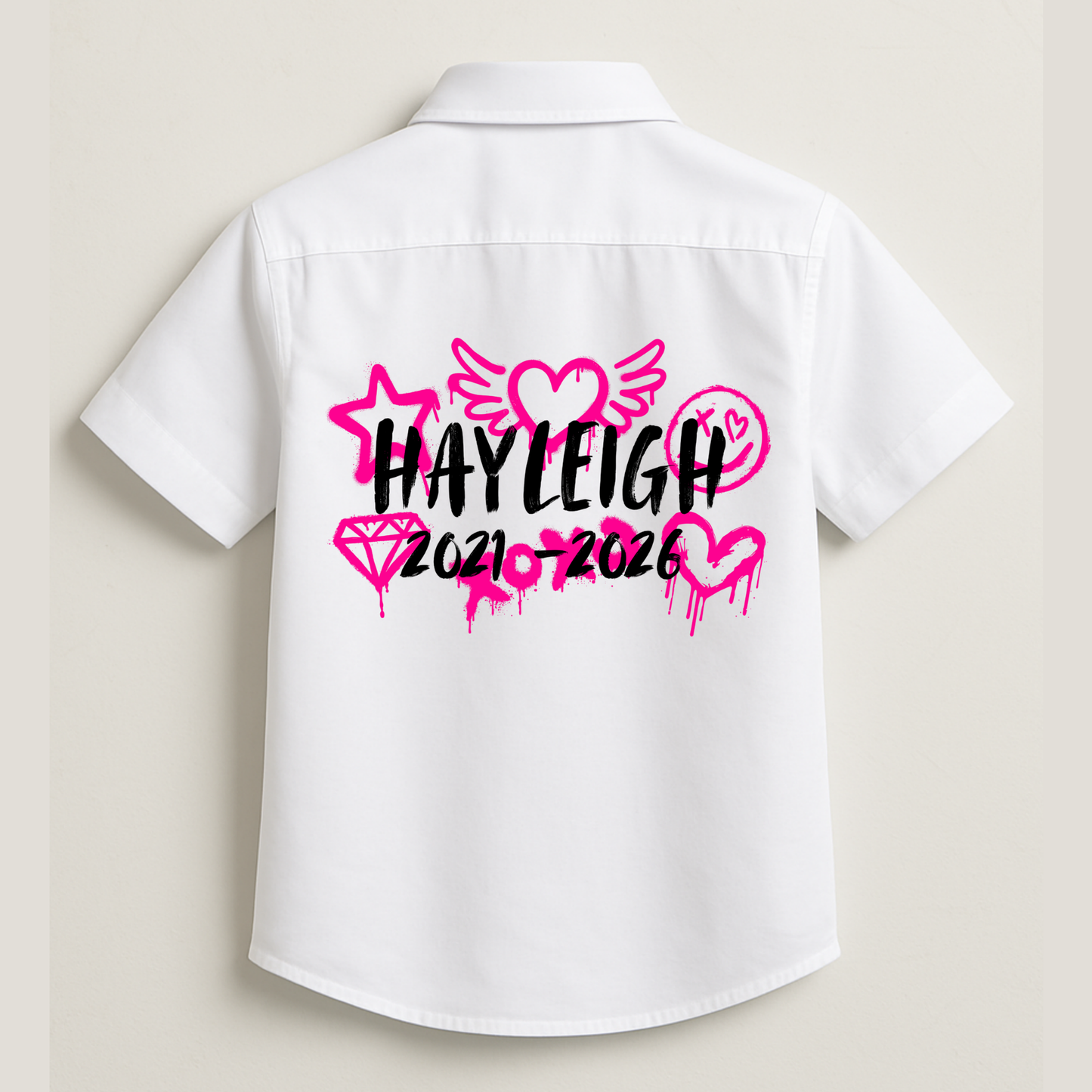 Personalised School Leavers Shirt - Rebel Rock