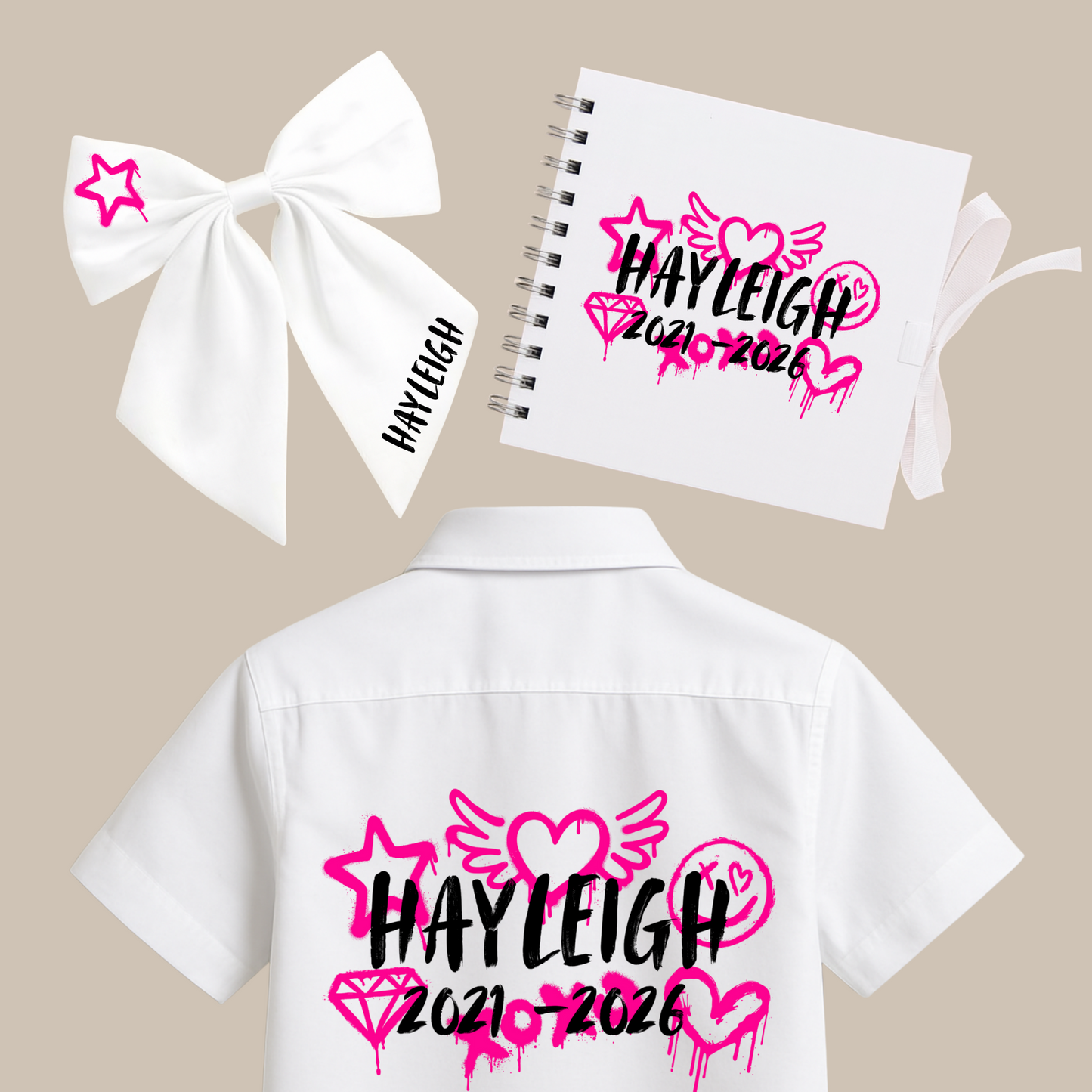 Personalised School Leavers Shirt - Rebel Rock