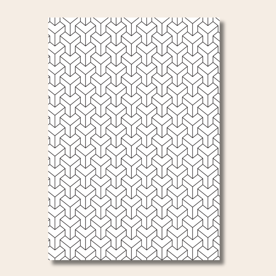 Pretty Pattern - Colouring Book