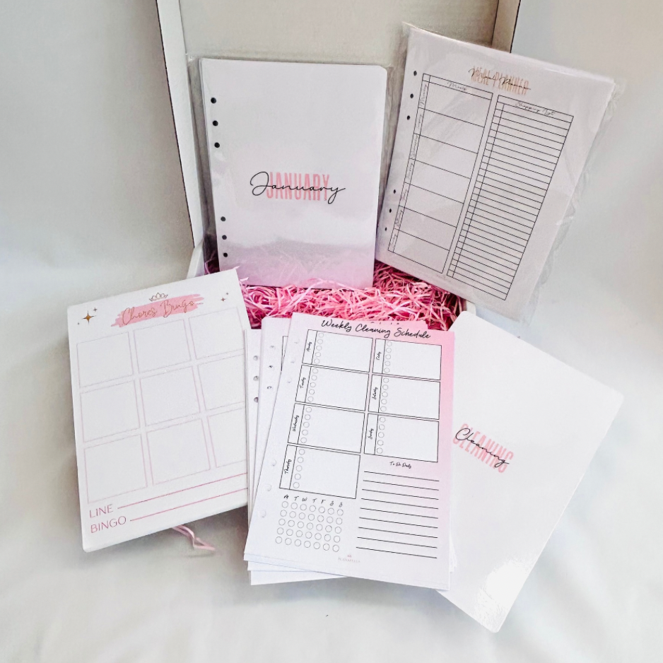 Meal Planner & Cleaning Schedule Pack - Oops Box #10