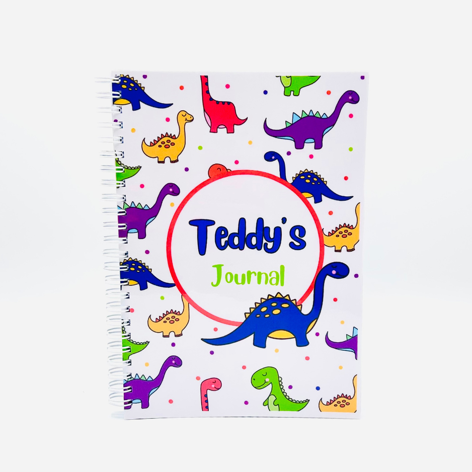 Personalised Dinosaur Journal