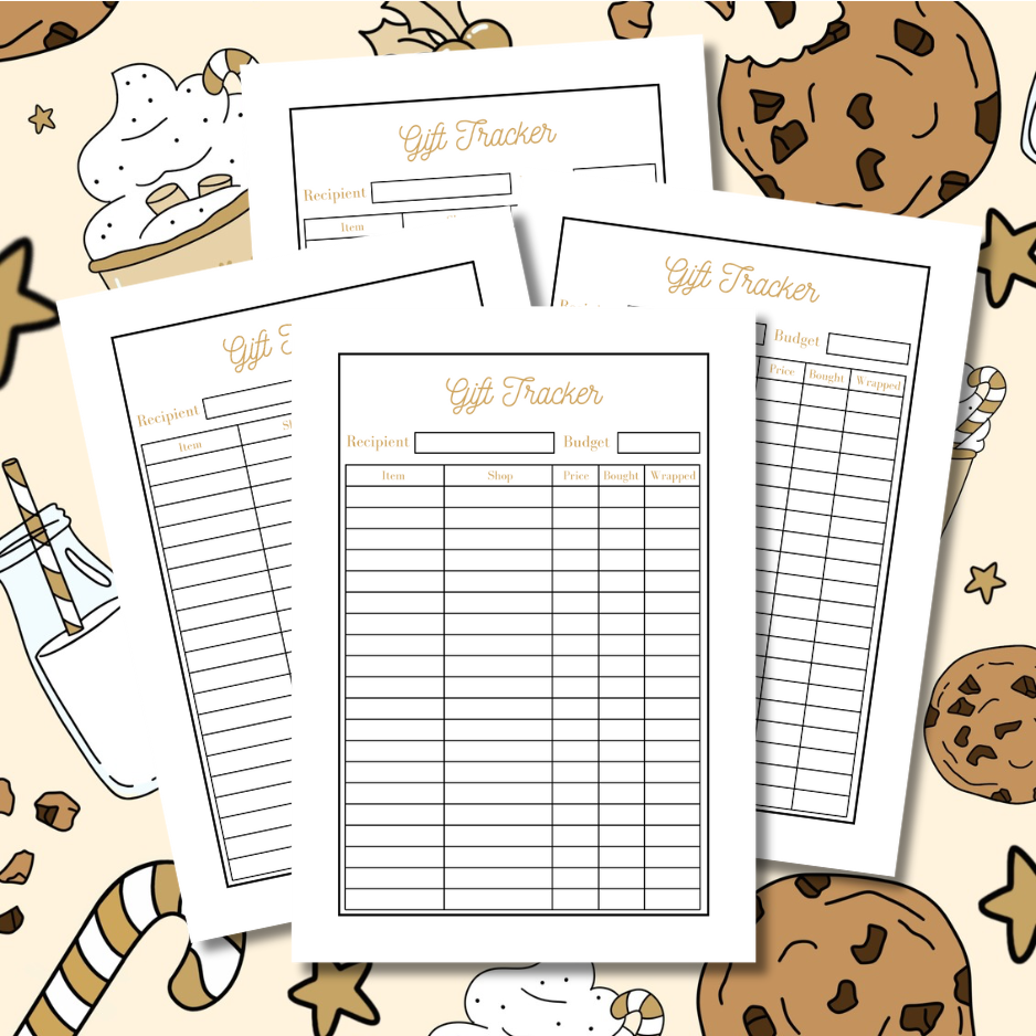 Cookies Christmas Planner