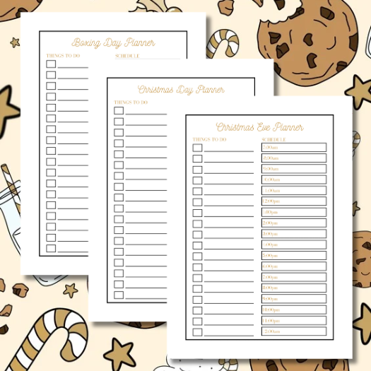 Cookies Christmas Planner