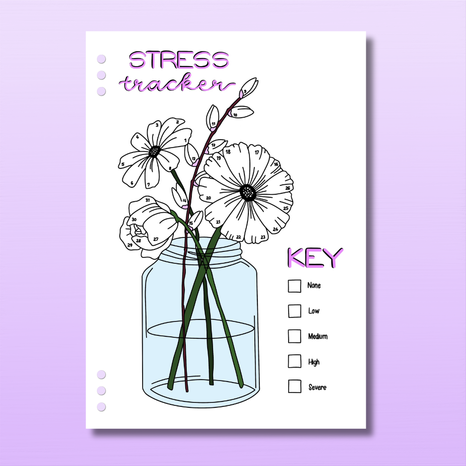 Mental Health Set - 1 Month Bundle - 10 Page Inserts & Divider
