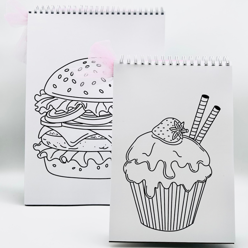 Food & Snacks - Colouring Book
