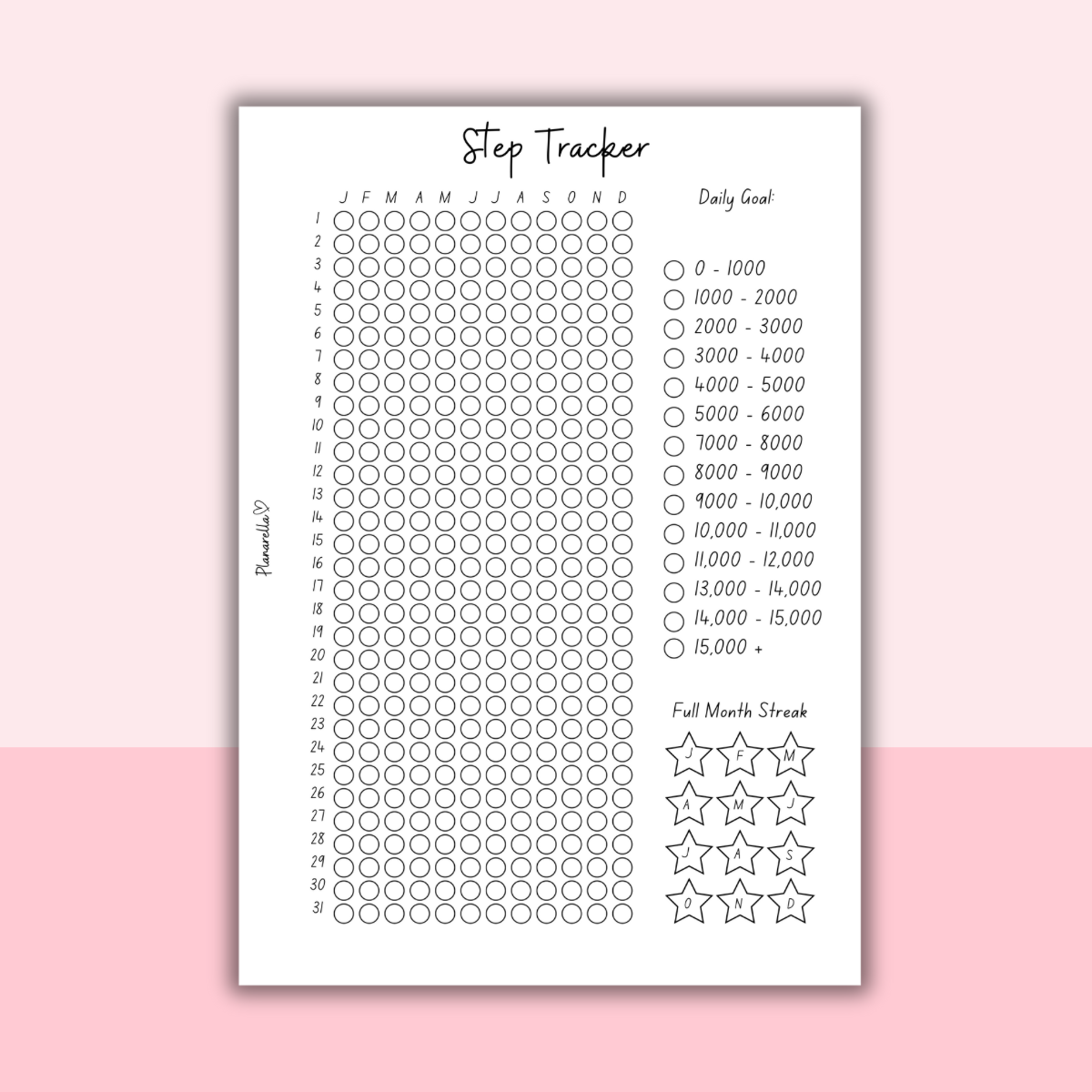 Step Tracker - Single Page