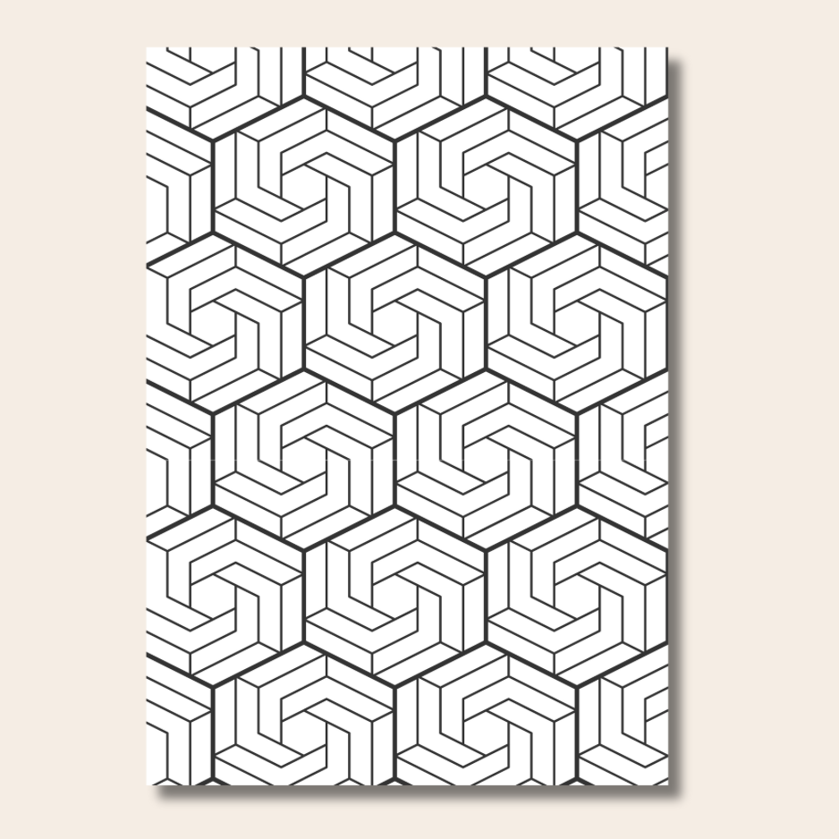 Pretty Pattern - Colouring Book