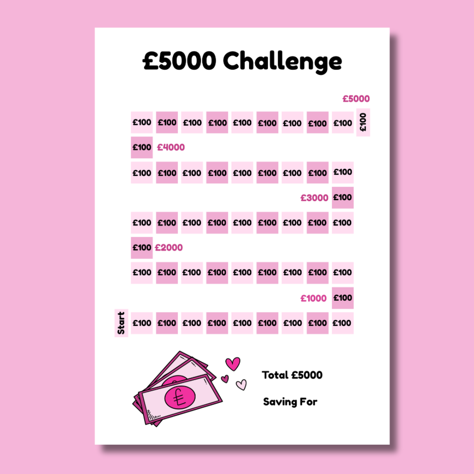 Savings Challenge Book