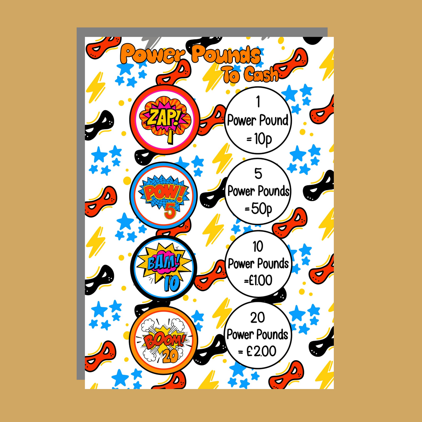 Personalised Superhero Reward Book Set