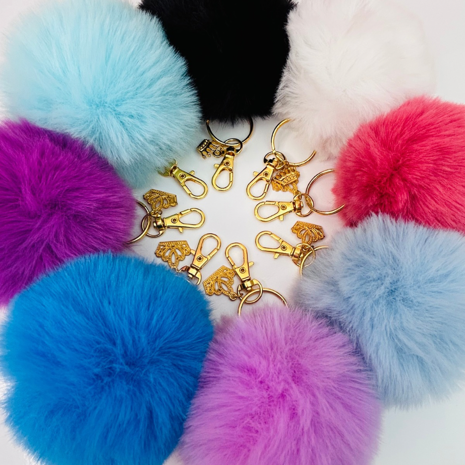 Pom Pom Keyring