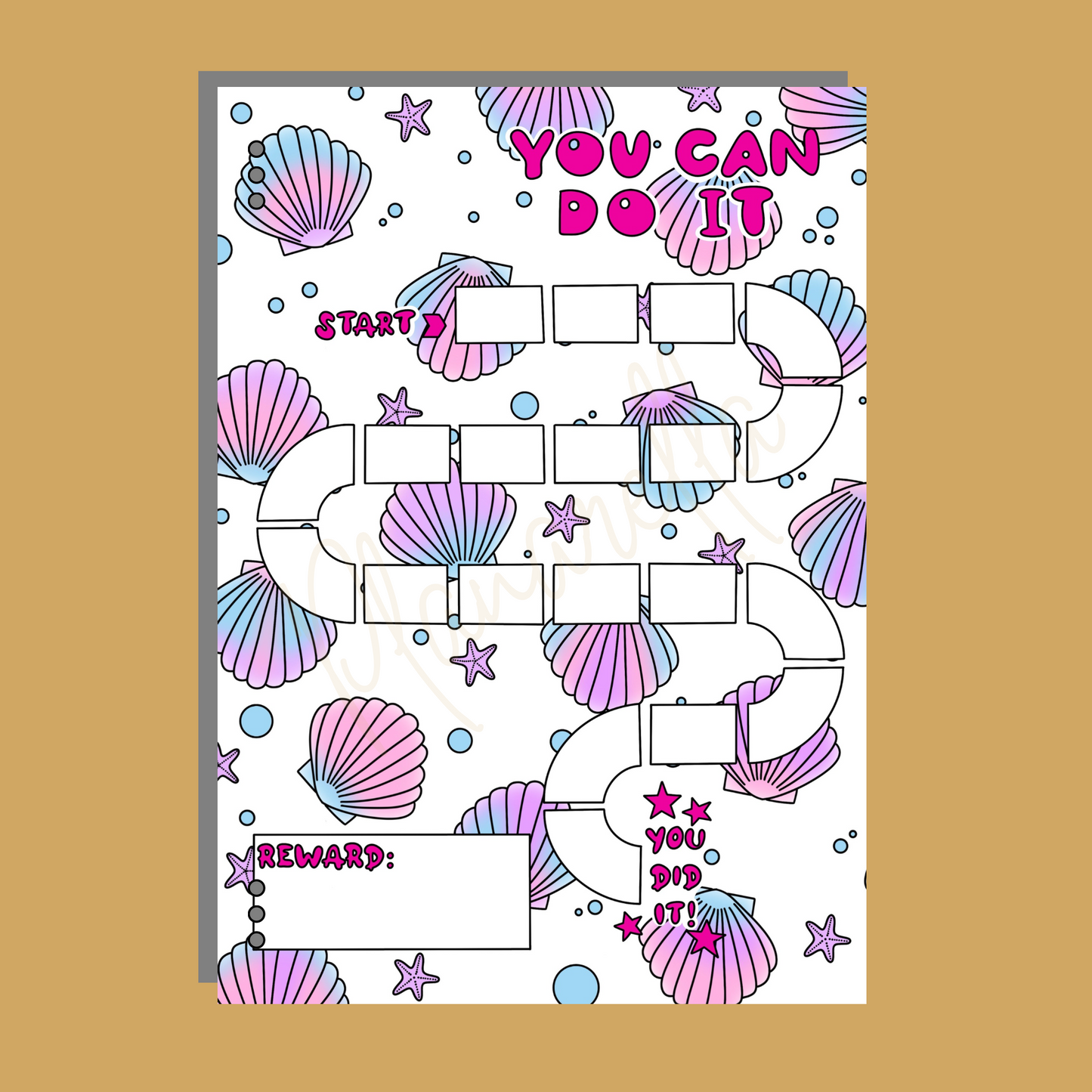 Personalised Mermaid Kids Reward Book Set