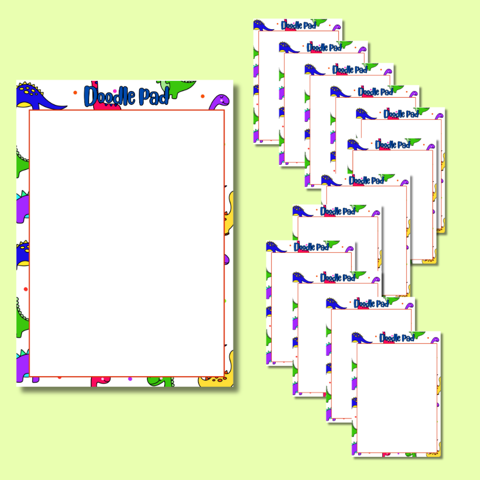 Personalised Dinosaur Journal