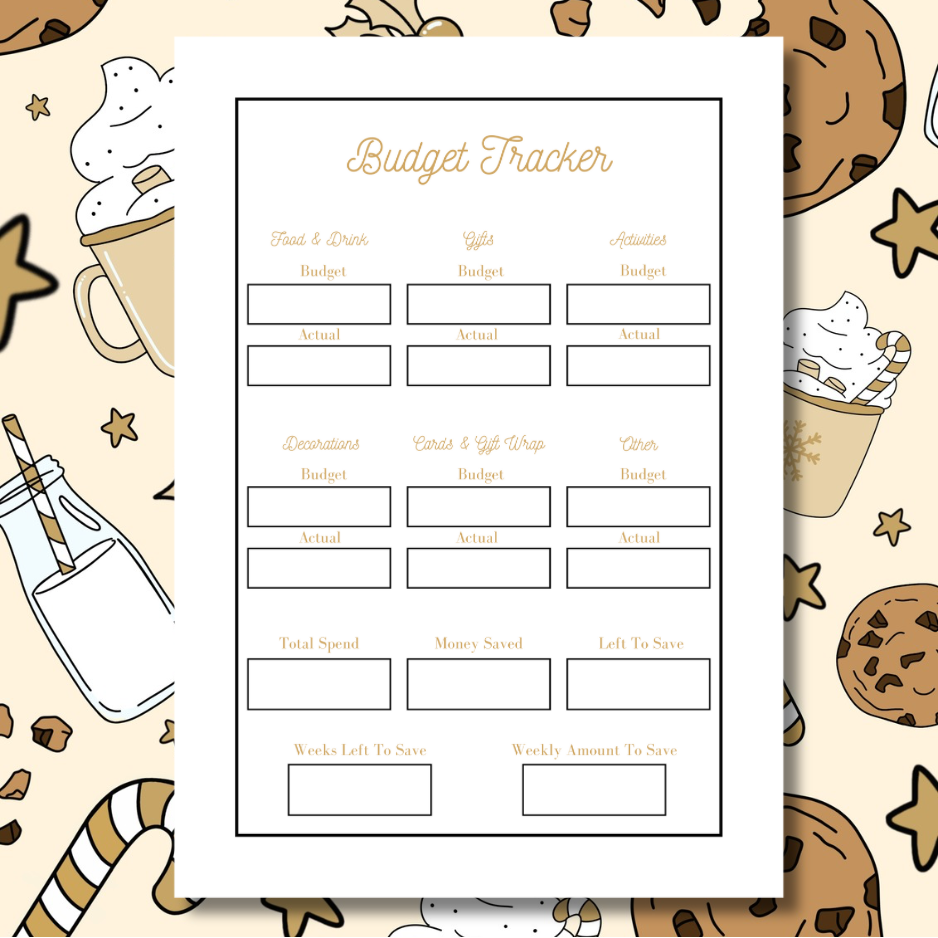Cookies Christmas Planner