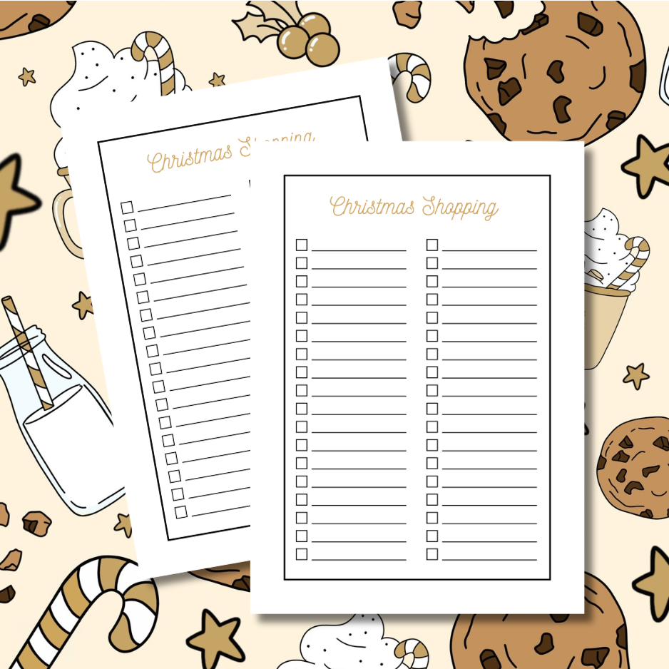 Cookies Christmas Planner