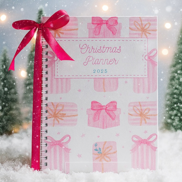 Pink Presents Christmas Planner