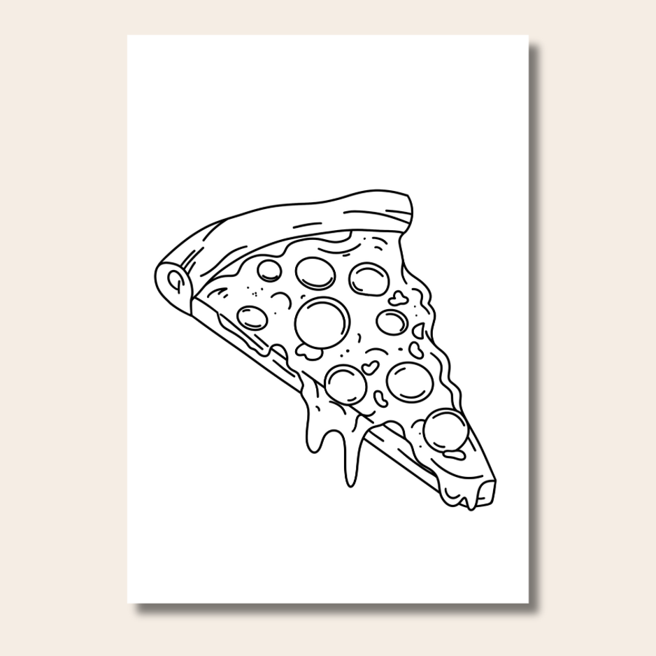 Food & Snacks - Colouring Book