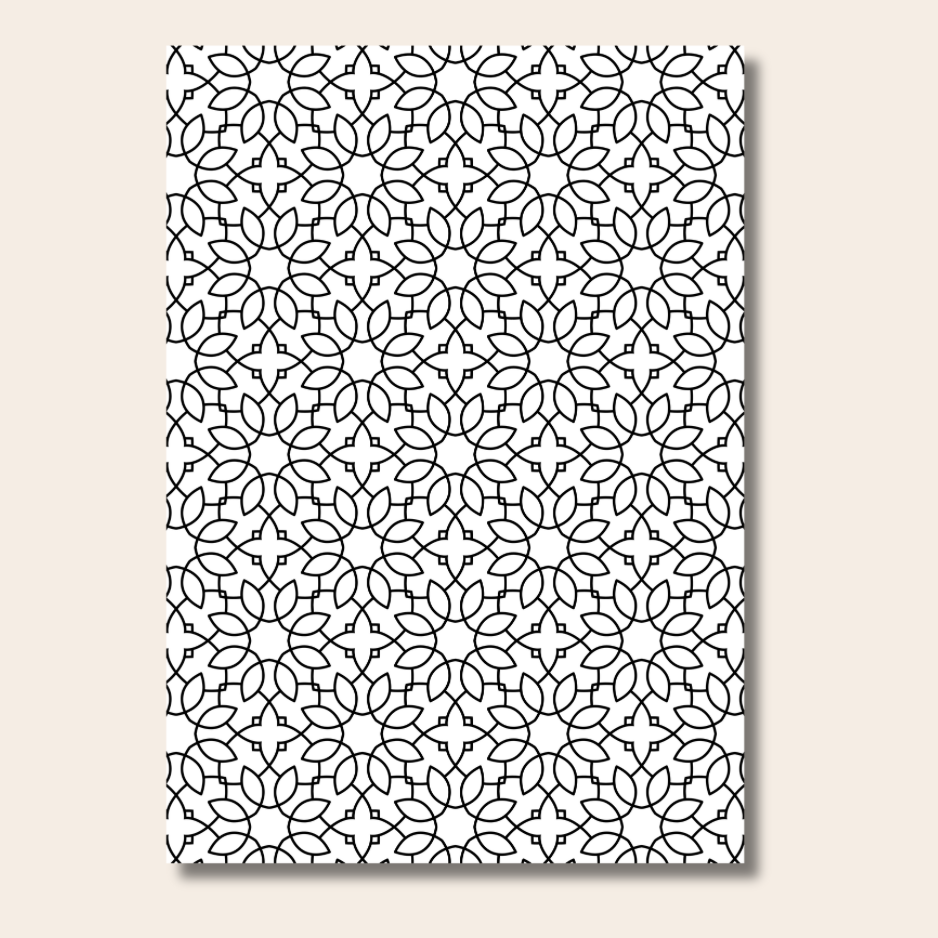 Pretty Pattern - Colouring Book