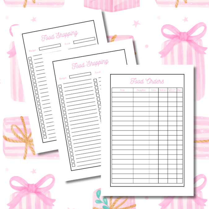 Pink Presents Christmas Planner