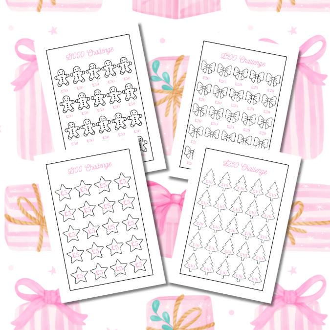 Pink Presents Christmas Planner