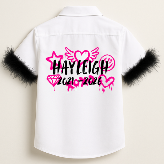 Personalised School Leavers Shirt - Rebel Rock