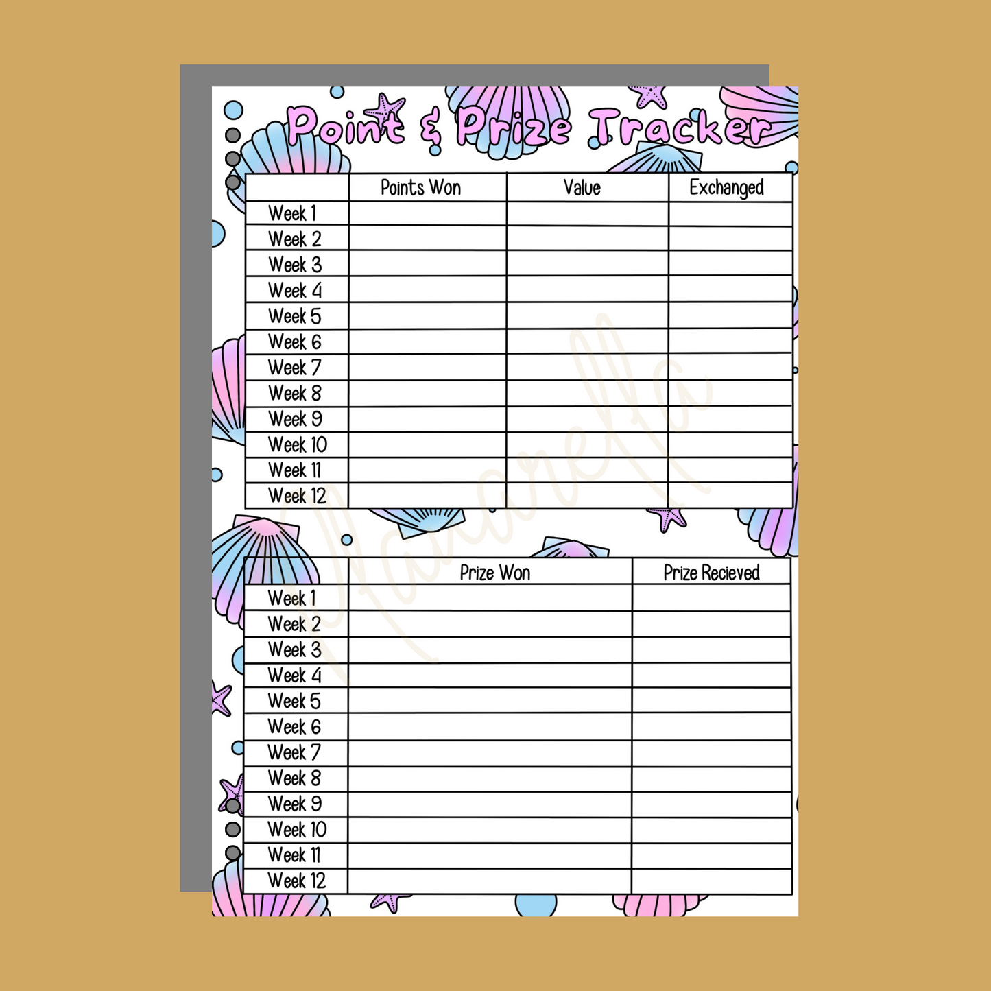 Personalised Mermaid Kids Reward Book Set