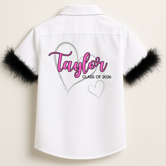 Personalised School Leavers Shirt - Romantica