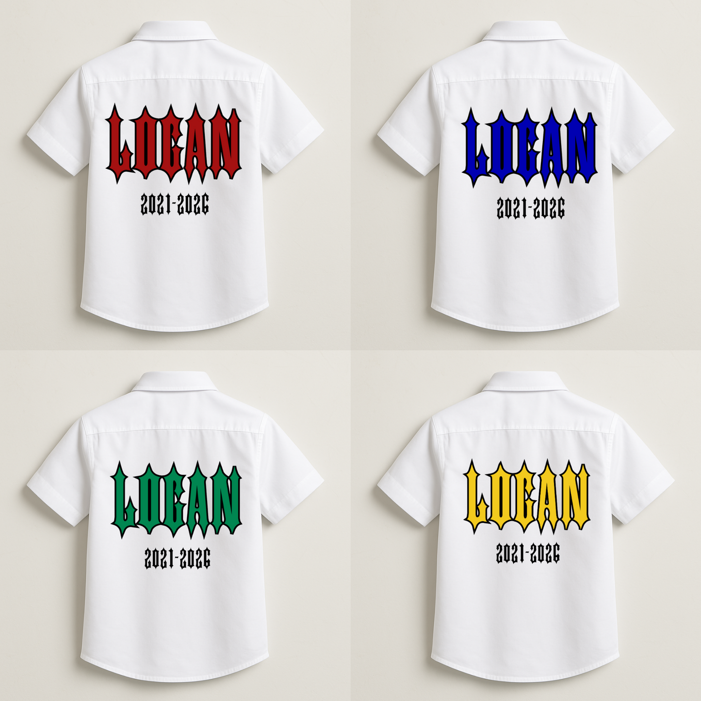 Personalised School Leavers Shirt - Trap Spike Fashion