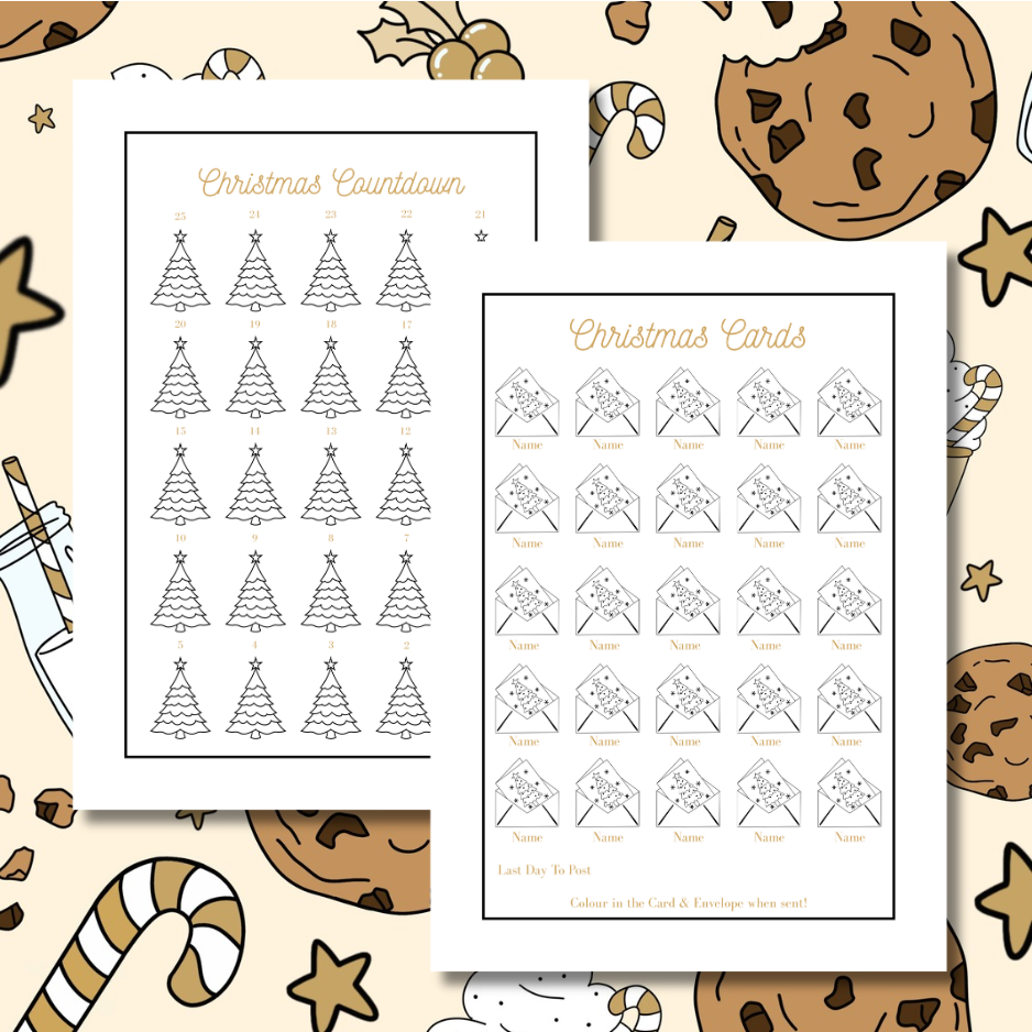 Cookies Christmas Planner