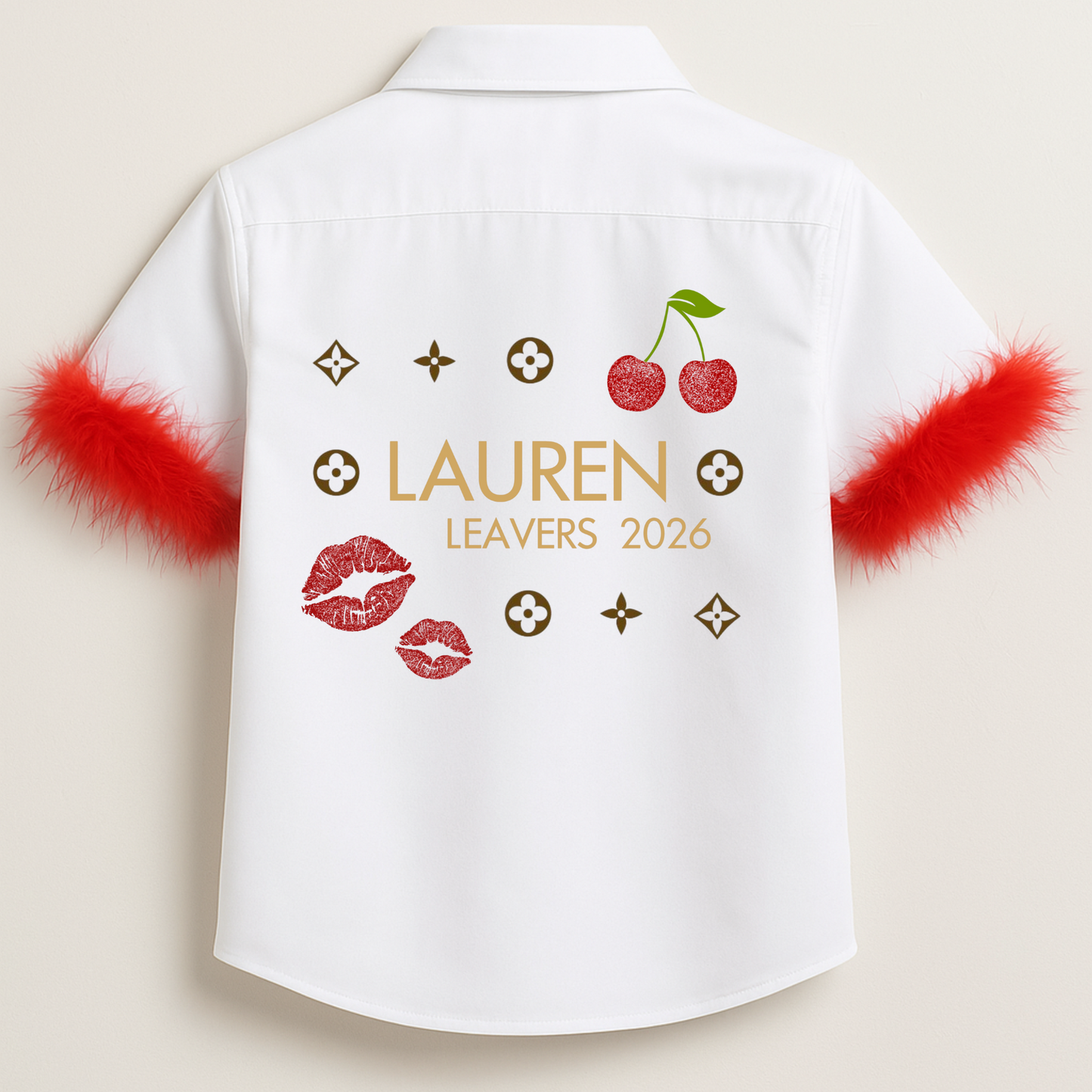 Personalised School Leavers Shirt - Fashion Girly